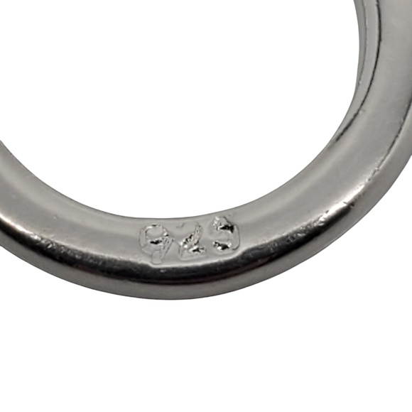 Sterling Silver Hammered Circle Link Bracelet #20717 - Picture 7 of 11